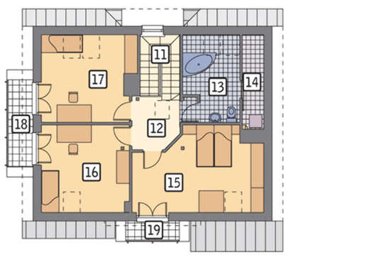 Огромный коттедж с балконами и цокольным этажом общей площадью 261 кв. м, жилой 140 кв. м
