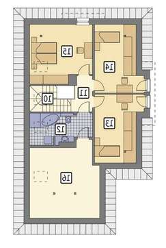Проект красивого коттеджа под кровлей сложной формы общей площадью 196 кв. м, жилой 110 кв. м