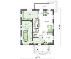 Шикарный кирпичный дом со стильным декором жилой площадью 130 квадратов