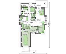 Проект практичного и рационального дома в немецком стиле
