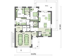 Современный комфортный дом для молодой семьи
