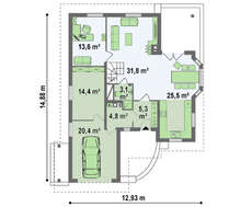 Проект коттеджа