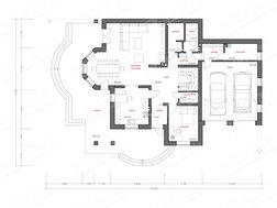Проект классической усадьбы с баней и гаражом на две машины