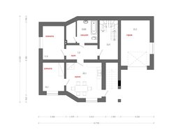 Проект трехэтажного классического особняка с кабинетом над гаражом