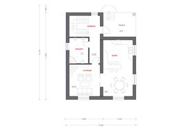 Проект 1,5-этажной загородной усадьбы с красивыми балконами