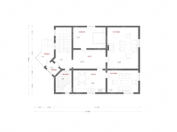 Дом с мансардой в стиле шале