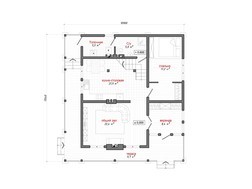 Каркасный дом с мансардой