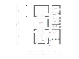 Проект двухэтажного дома Г-образной формы с внутренним двориком