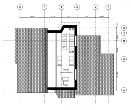 Проект коттеджа в классическом стиле с кирпичным фасадом и оригинальной крышей