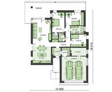 Проект модернового дома