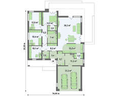 Проект уютного коттеджа для большой семьи