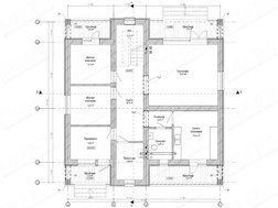 Архитектурный проект двухэтажного дома 12 на 12
