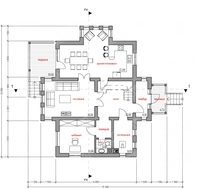 Проект симпатичного дома площадью 180 m²