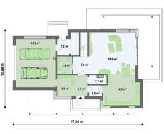 Небольшая вилла в стиле модерн