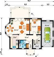 Симпатичный загородный дом с пятью спальнями