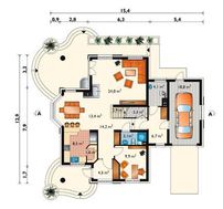 Изысканный загородный особняк с гаражом и шестью спальнями