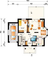 Большой загородный дом с цокольным этажом
