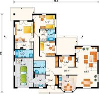 Большой загородный дом с пятью просторными комнатами