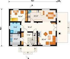 Красивая загородная усадьба с деревянными резными балконами