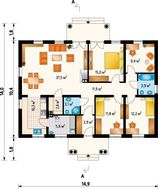 Красивый одноэтажный особнячок