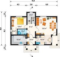 Величавый коттедж на шесть спальных помещений