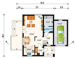 Проект небольшого красивого дома для дружной семьи