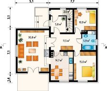 Красочное строение для большой дружной семьи