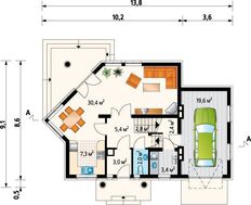 Видный особняк с уникальной планировкой